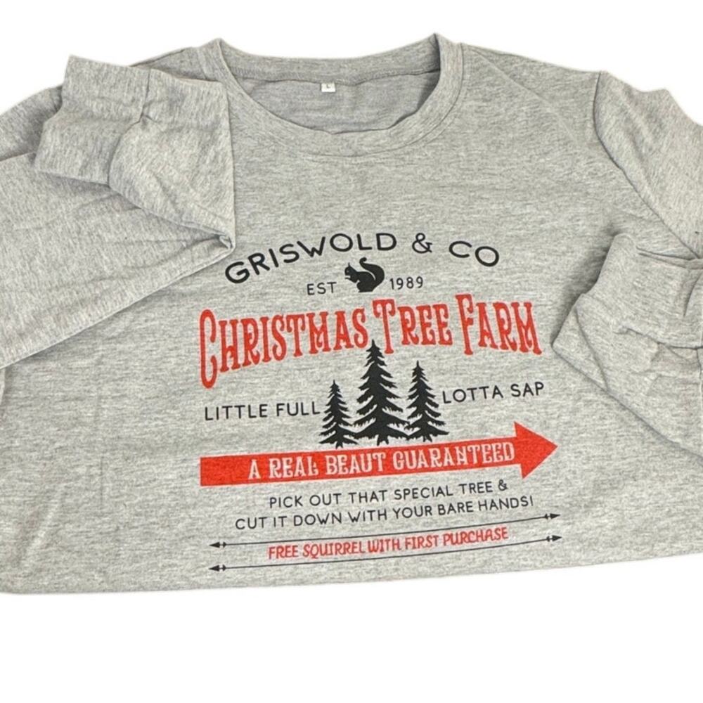 NWOT Griswold Christmas Tree Farm Graphic Tee-Shirt‎ Top - Picture 8 of 13